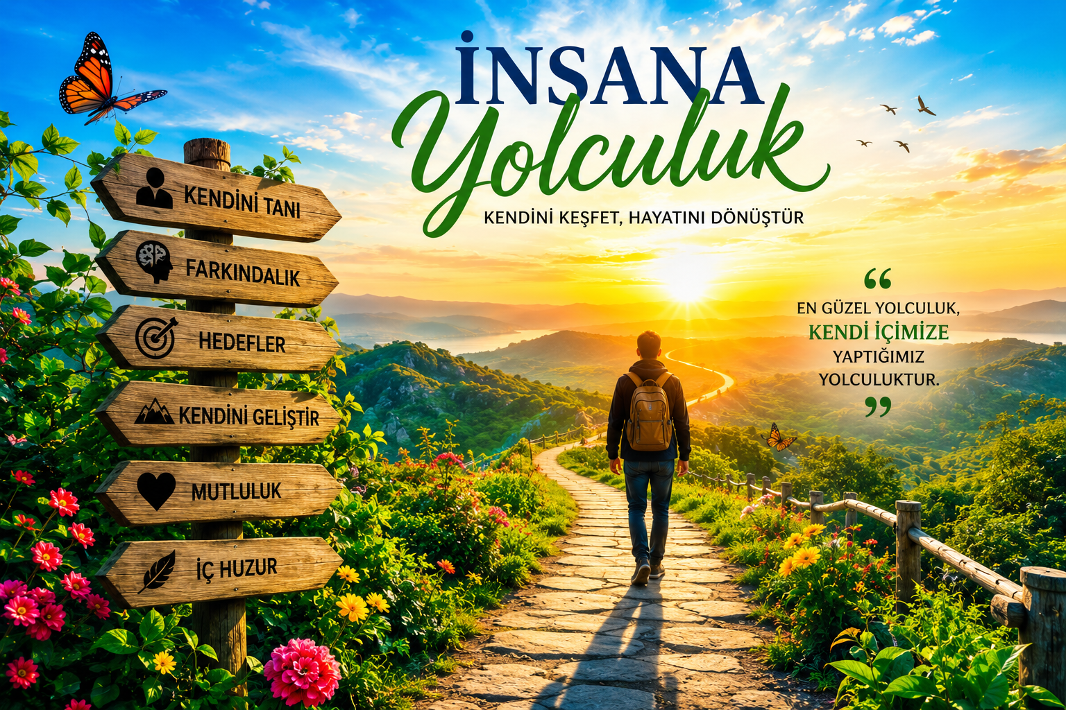 İnsana Yolculuk Nedir? Kendini Keşfetmenin ve İç Huzuru Bulmanın Yolu